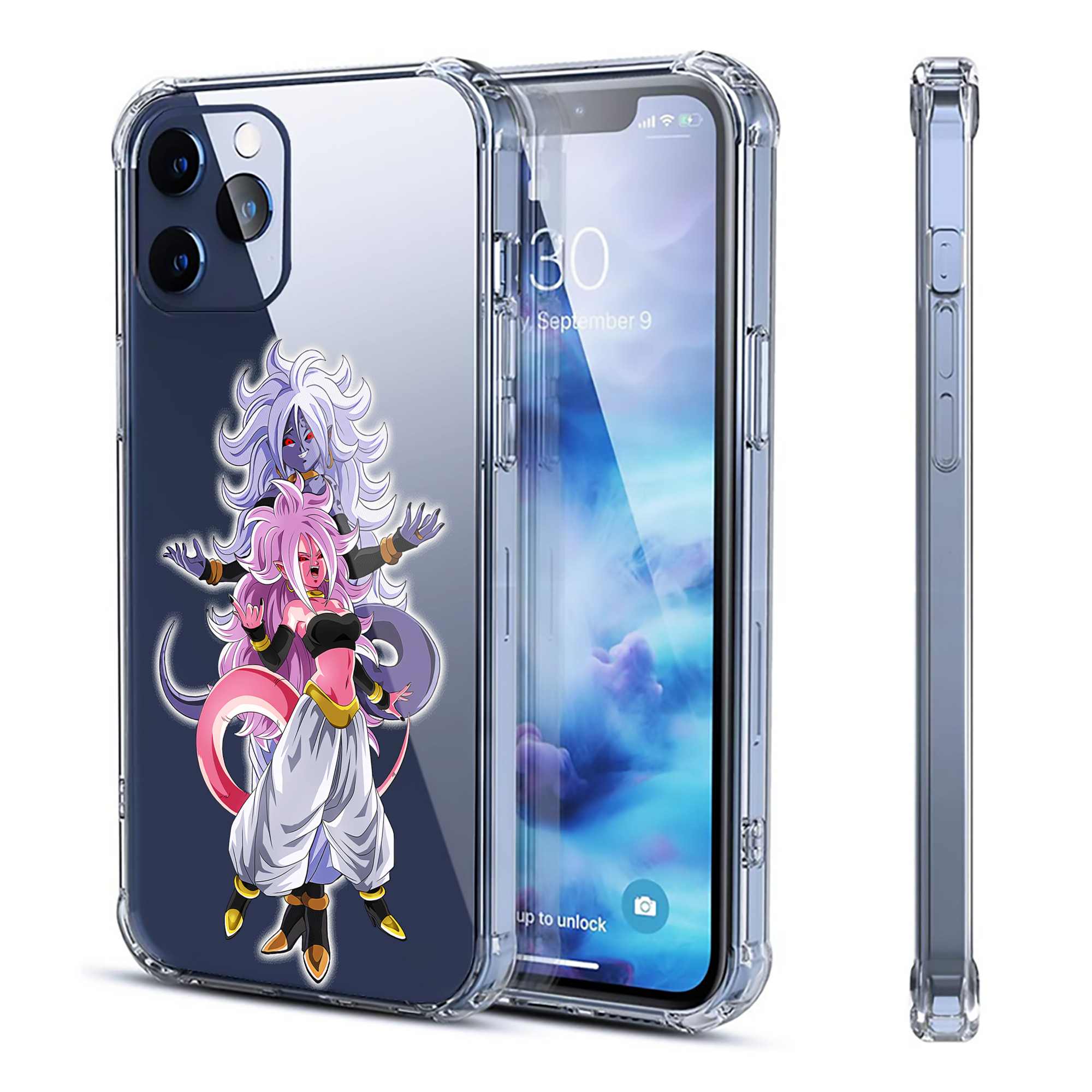 （画像用） ドラゴンボール DRAGON BALL 【iPhone 12シリーズ対応】透明スマホケース（クリアソフトケース）